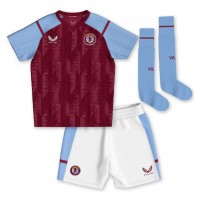Aston Villa Moussa Diaby #19 Hemmatröja Barn 2023-24 Kortärmad (+ Korta byxor)